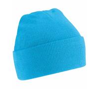 Beechfield B045 Cuffed Knitted Hat Unisex Adult - Blue - One size