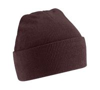 Beechfield B045 Cuffed Knitted Hat Unisex Adult - Brown - One size
