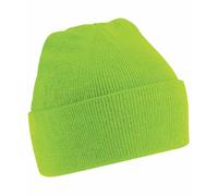 Beechfield B045 Cuffed Knitted Hat Unisex Adult - Green - One size