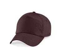 Beechfield B10 Original 5 Panel Baseball Cap Chocolate