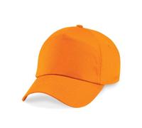 Beechfield B10 Original 5 Panel Baseball Cap Orange