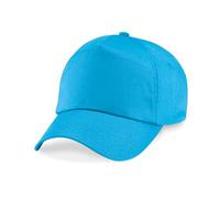 Beechfield B10 Original 5 Panel Baseball Cap Surf Blue
