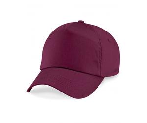 Beechfield B10B Junior Original 5 Panel Cap Burgundy Colour: Burgundy, One Size