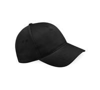Beechfield - Black B15 Baseball Cap - Sun Hat, Sports Cap, Men's Cap, Women's Cap, Sun Hat, Sports Hat - 100% Cotton Drill Unisex One Size Cap