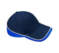 Beechfield B171 Teamwear Competition Cap - Black/Classic Red/White