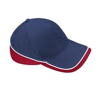 Beechfield Teamwear Competition Cap One Size French Navy/Bright Royal/White
