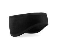 Beechfield B240 Suprafleece Contrast Aspen Headband Black Large / X-Large