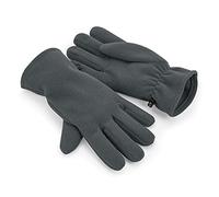 Beechfield B298R Recycled Fleece Gloves - Steel Grey L/XL