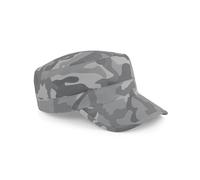 Beechfield Camo Army Cap One Size Arctic Camo