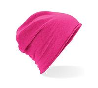 Beechfield B361 Jersey Beanie - Fuchsia - One Size