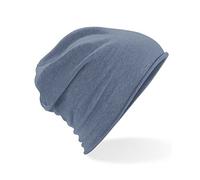 Beechfield B361 Unisex Jersey Beanie - Denim Blue - One Size
