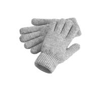 Beechfield® B387 Cosy Ribbed Cuff Gloves - Grey Marl