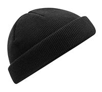 Beechfield Recycled Mini Fisherman Beanie One Size Black