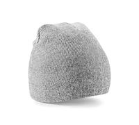 Beechfield B44 Original Pull-On Beanie - Heather Grey