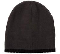 Beechfield B44c Two-Tone Pull On Beanie - Graphite Grey/Black