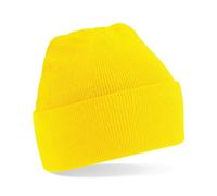 Beechfield B45 Original Cuffed Beanie Colour=Yellow Size=O/S
