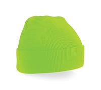 Beechfield B45 Original Cuffed Beanie - Fluorescent Green - One Size