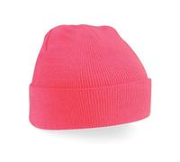 Beechfield B45 Original Cuffed Beanie - Fluorescent Pink - One Size