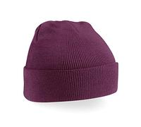 Beechfield B45 Original Cuffed Beanie - Plum - One Size