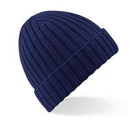 Beechfield B465 Chunky Ribbed Beanie - Oxford Navy