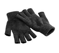 Beechfield B491 Fingerless Gloves - Charcoal L/XL