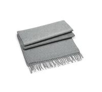Beechfield B500 Classic Woven Scarf - Heather Grey