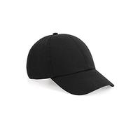 Beechfield B54 Organic Cotton 6 Panel Cap Black
