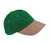 Beechfield Low Profile Heavy Brushed Cotton Cap One Size French Navy/Taupe
