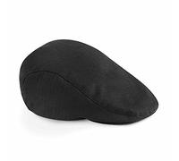 Beechfield B626 Vintage Flat Cap - Black S/M