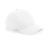 Beechfield B62N Organic Cotton 5 Panel Cap - White