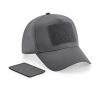 Beechfield B638 Removable Patch 5 Panel Cap - Graphite Grey
