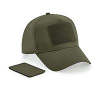 Beechfield B638 Removable Patch 5 Panel Cap - Military Green