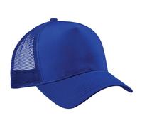 Beechfield B640 Snapback Trucker Baseball Cap Bright Royal/Bright Royal