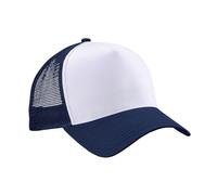 Beechfield B640 Snapback Trucker - French Navy/White