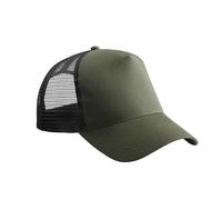 Beechfield B640 Snapback Trucker - Olive Green/Black