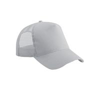 Beechfield Junior Snapback Trucker One Size Light Grey/Light Grey