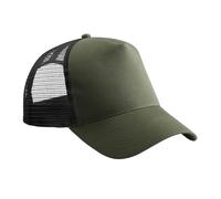 Beechfield Junior Snapback Trucker One Size Olive/Black