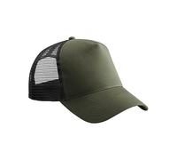 Beechfield Junior Snapback Trucker One Size Olive/Black