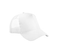 Beechfield Junior Snapback Trucker One Size White/White