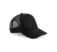 Beechfield B643 Suede Snapback Trucker Black