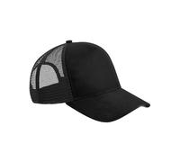 Beechfield B643 Suede Snapback Trucker Black