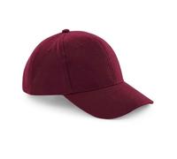 Beechfield Pro-Style Heavy Brushed Cotton Cap One Size Burgundy