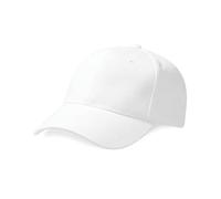 Beechfield B65 Pro-Style Heavy Brushed Cotton Cap - White