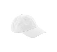 Beechfield® B652N Organic Cotton 6 Panel Dad Cap - White