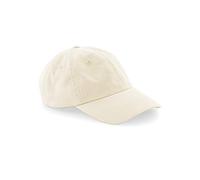 Beechfield B653 Low Profile 6 Panel Dad Cap - Beige