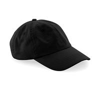Beechfield B653 Low Profile 6 Panel Dad Cap - Black