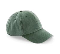 Beechfield® B655 Low Profile Vintage Cap - Bottle Green