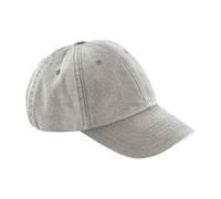 Beechfield B655 Low Profile Vintage Cap - Grey
