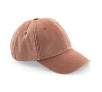 Beechfield Low Profile Vintage Cap x000D One Size Vintage Orange