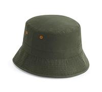 Beechfield Recycled Polyester Bucket Hat S-M Olive Green